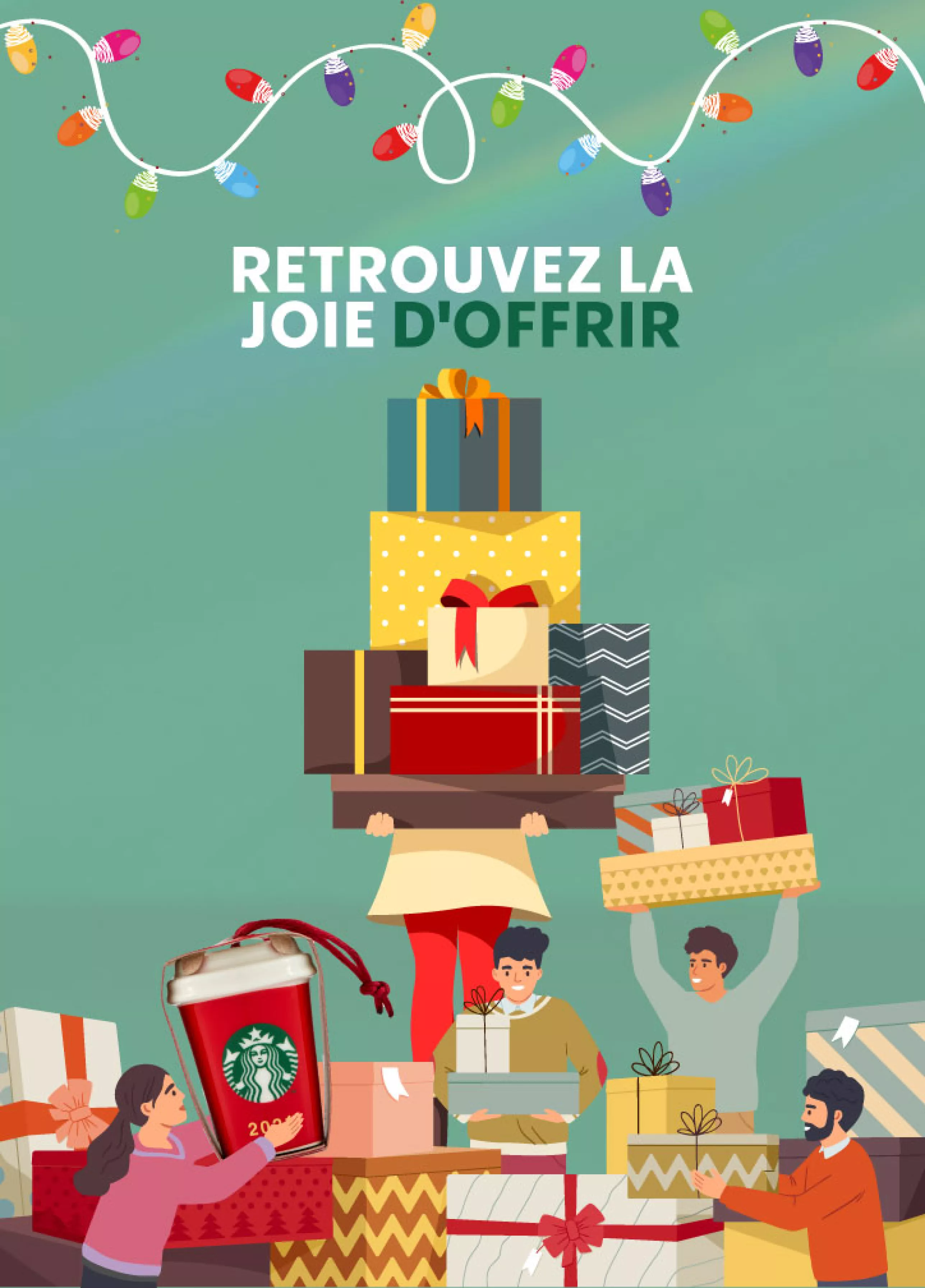 Cadeaux de fin d'année Starbucks